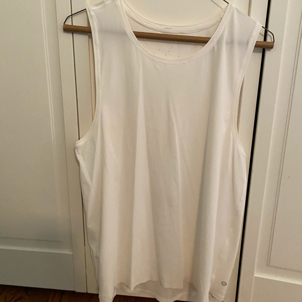 Lululemon white tank size 10